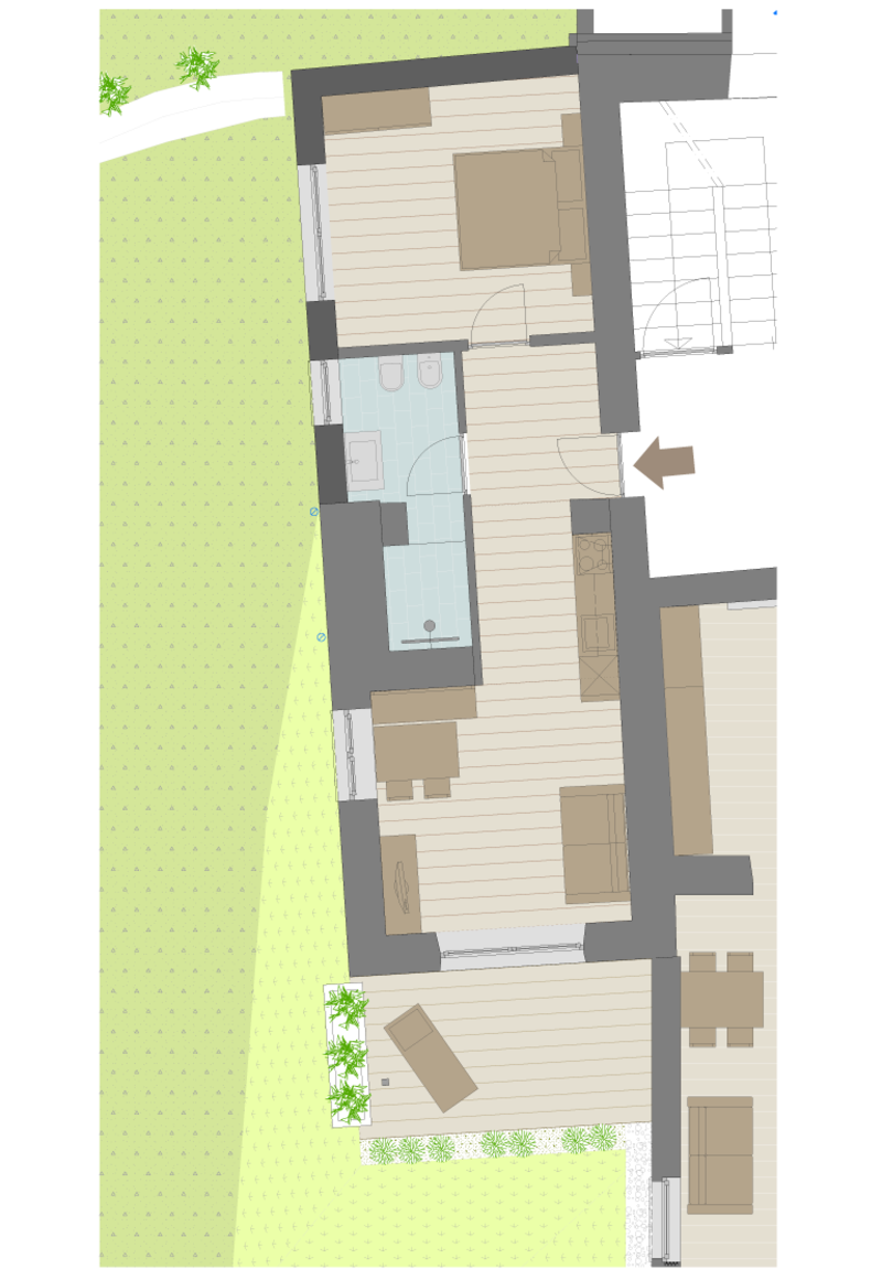Apartment Gartenblick